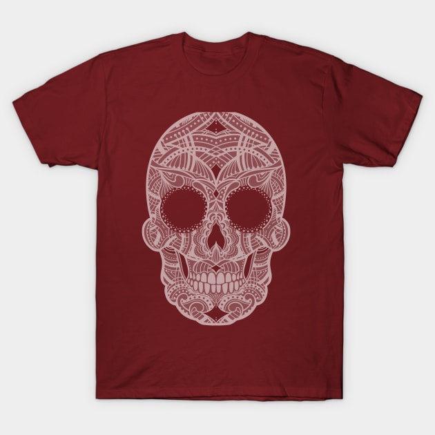 Ornamental Skull T-Shirt by louddoodle